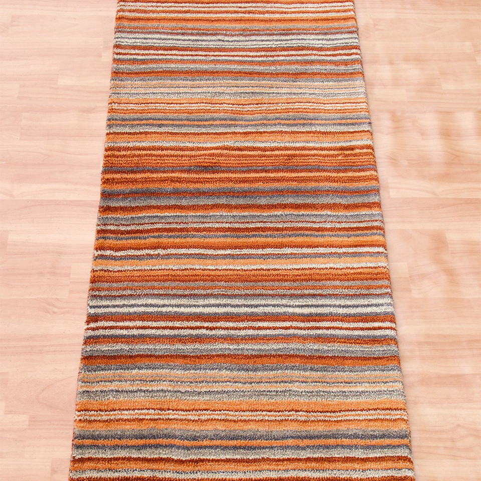 Carter Rug Rust Stripe Runner