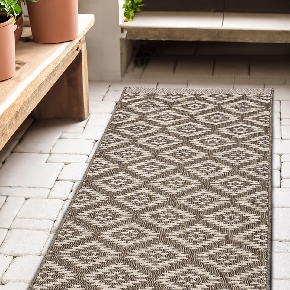 County Genesis Natural Indoor Outside Rug Runner
