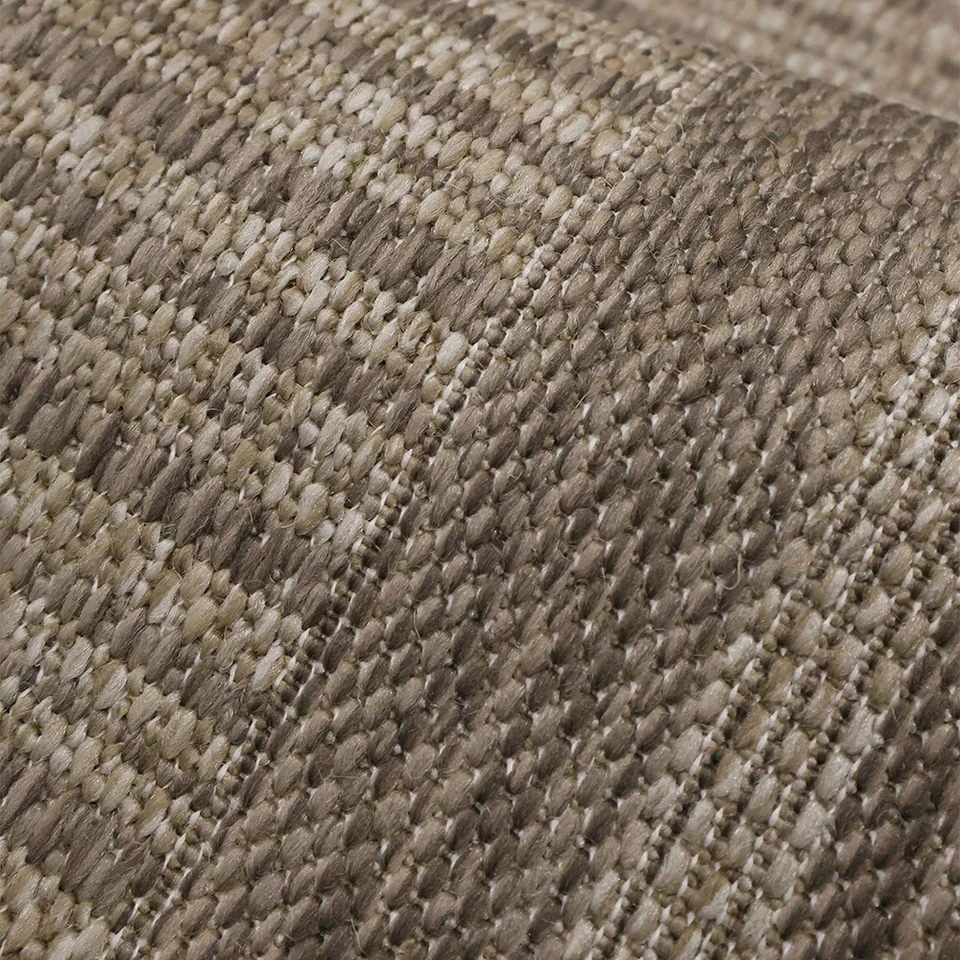 Flatweave Gel Border Latte Rug Runner