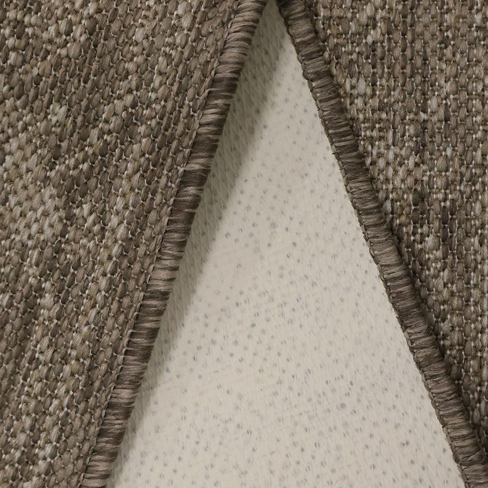 Flatweave Gel Medallion Latte Rug Runner