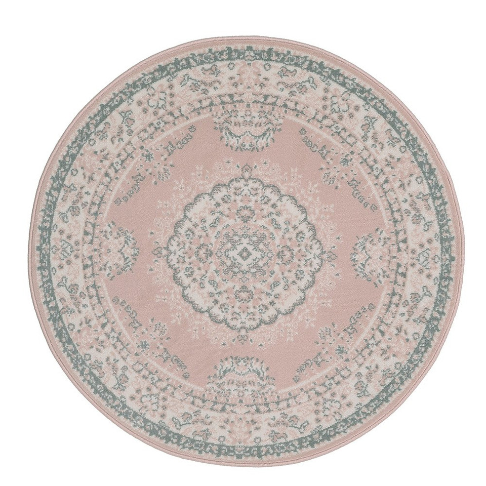 Maestro Traditional Blush Circle Rug