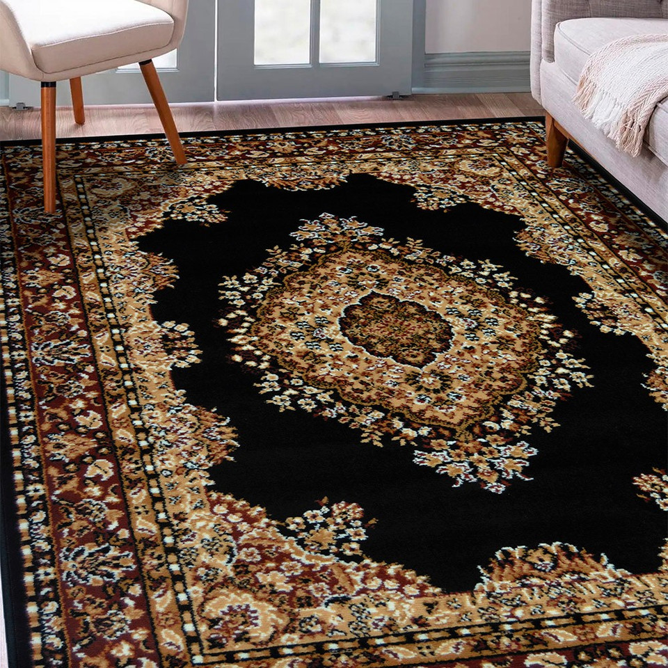 Maestro Traditional Navy Rug