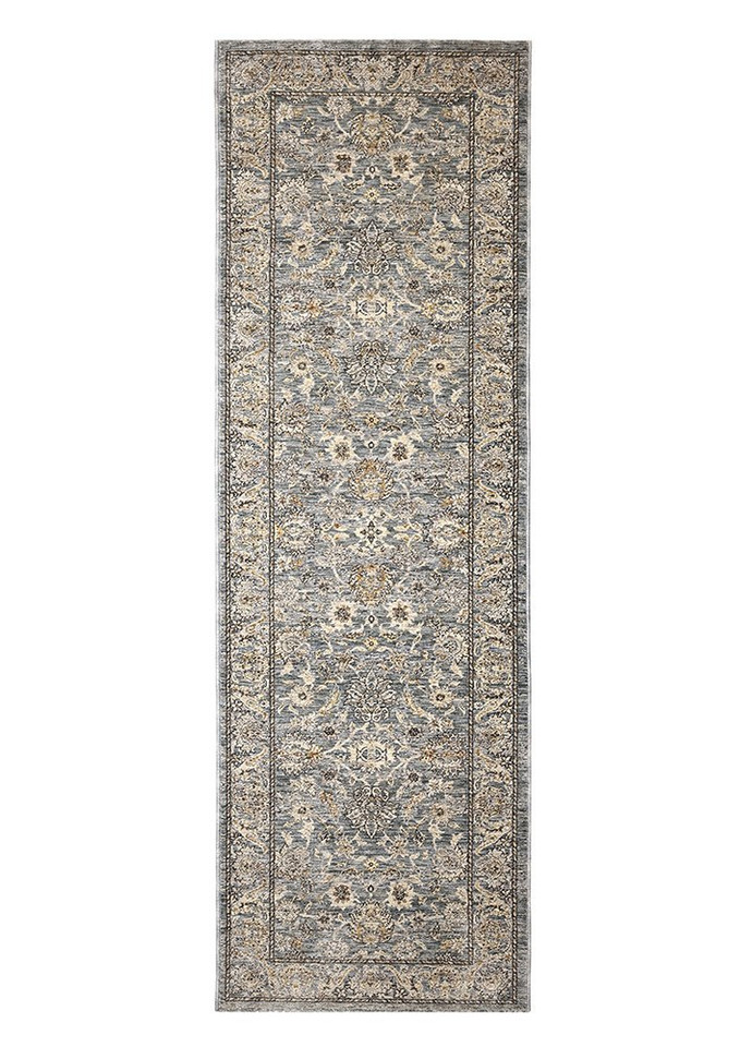 Raja Traditional Grey Rug Runner