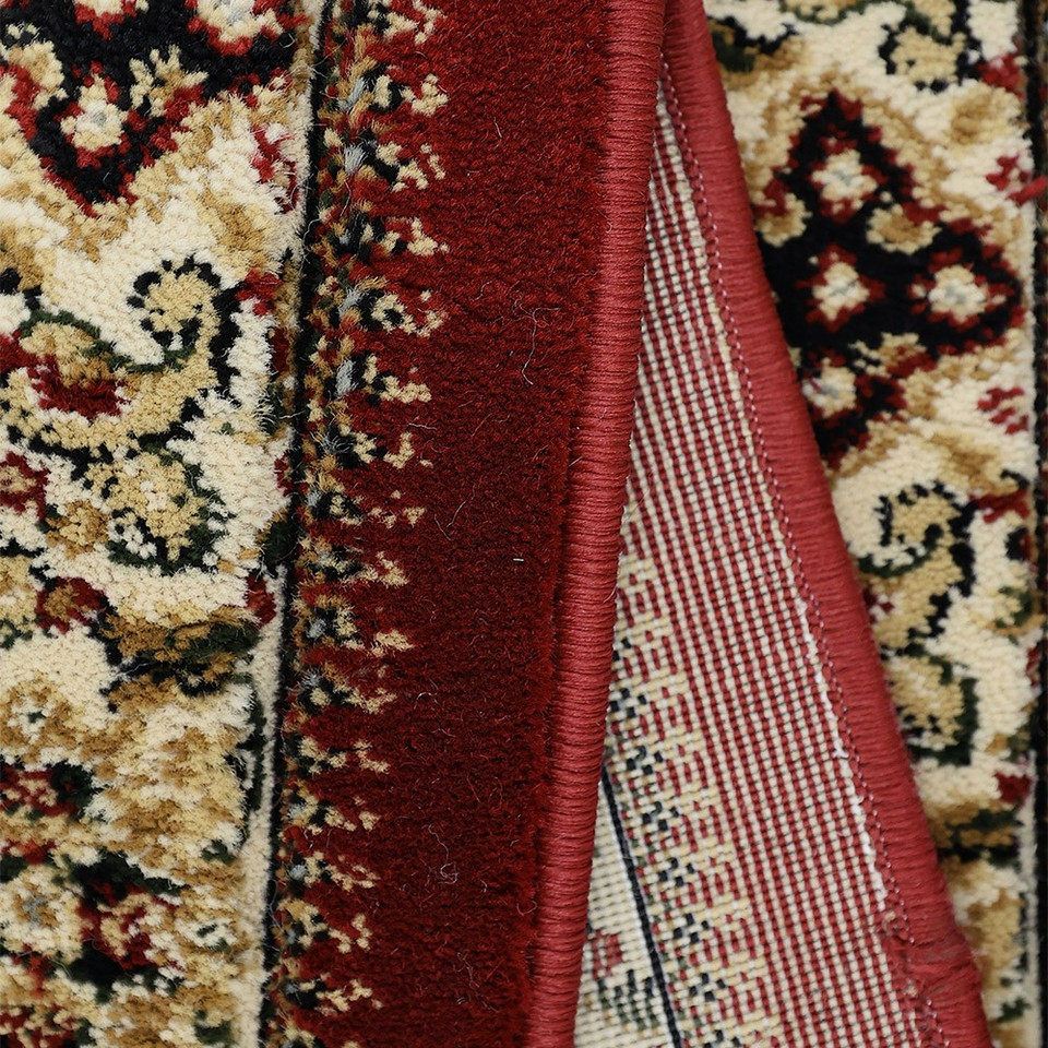 Victoria Traditional Red Rug