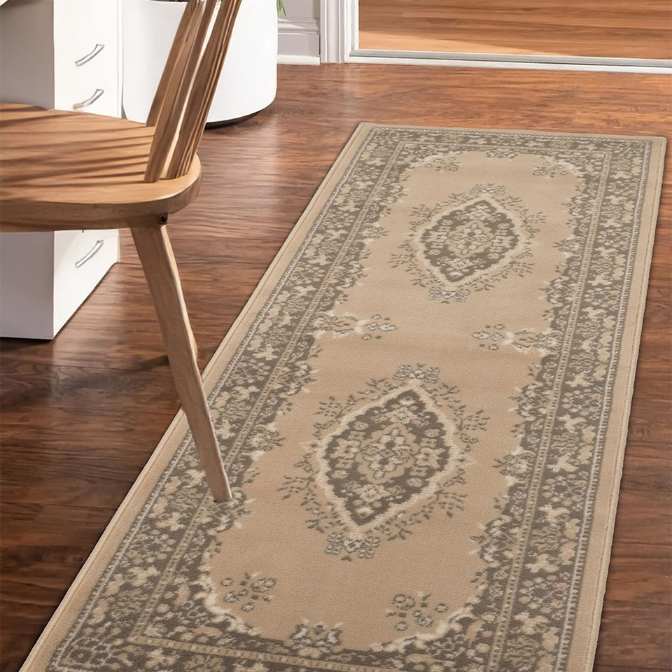 Maestro Traditional Natural Rug Runner