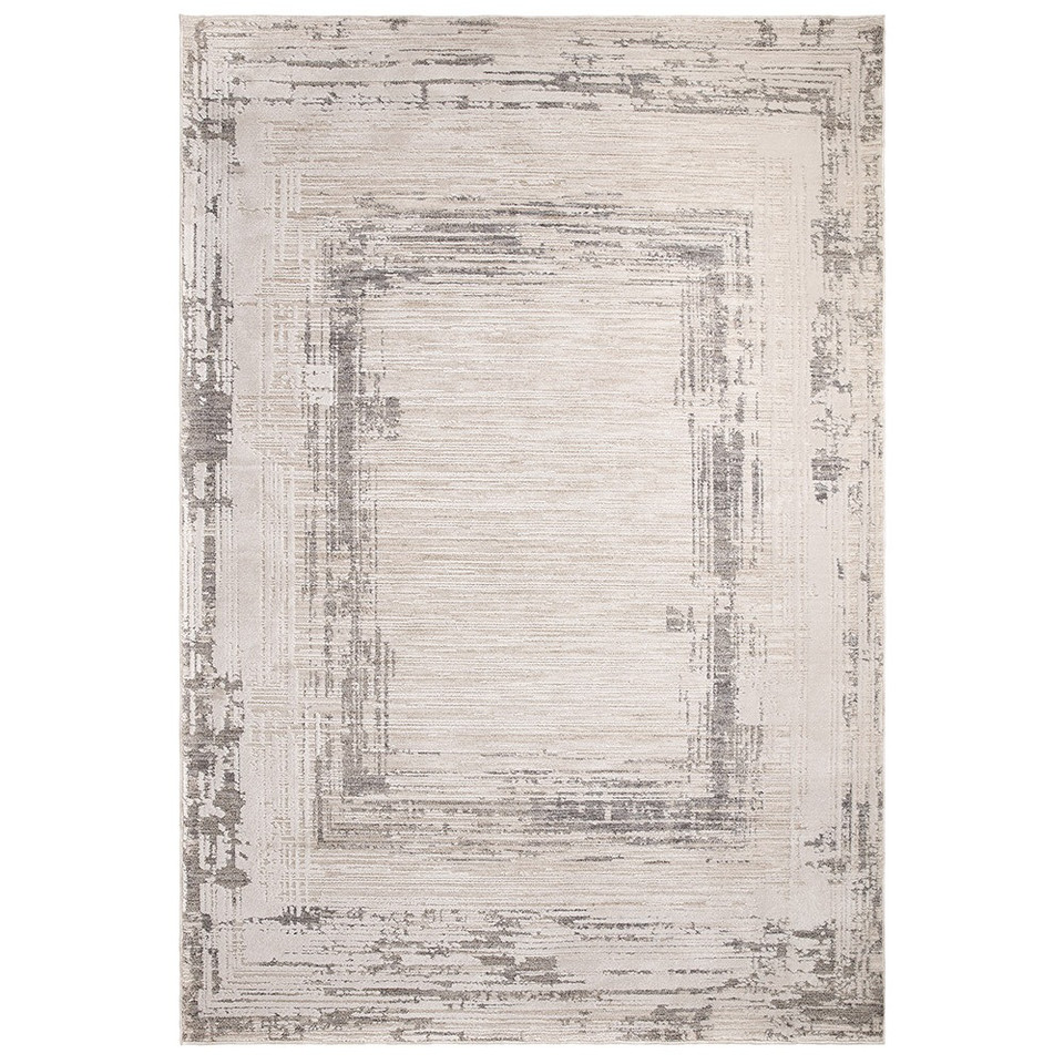Anders AN06 Abstract Grey Rug