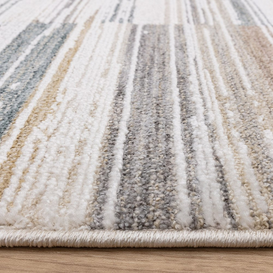 Anders AN09 Abstract Grey Rug