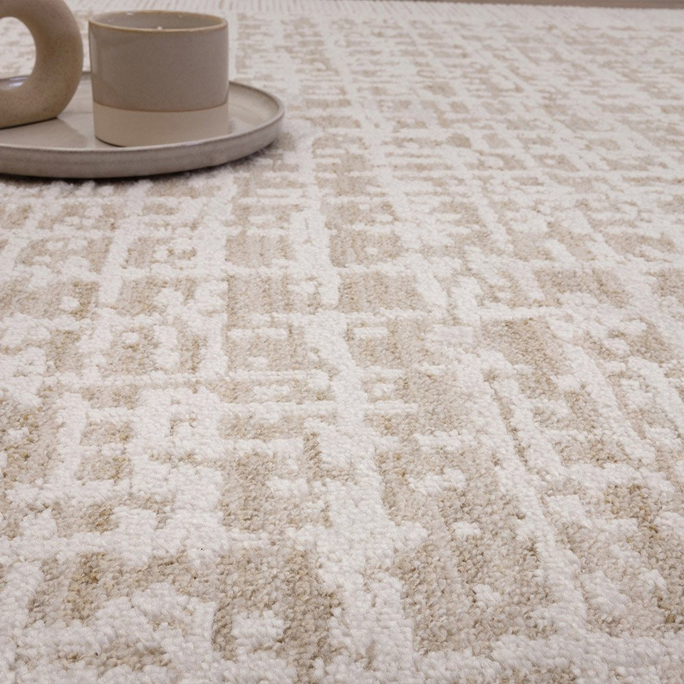 Anders AN10 Abstract Beige Rug