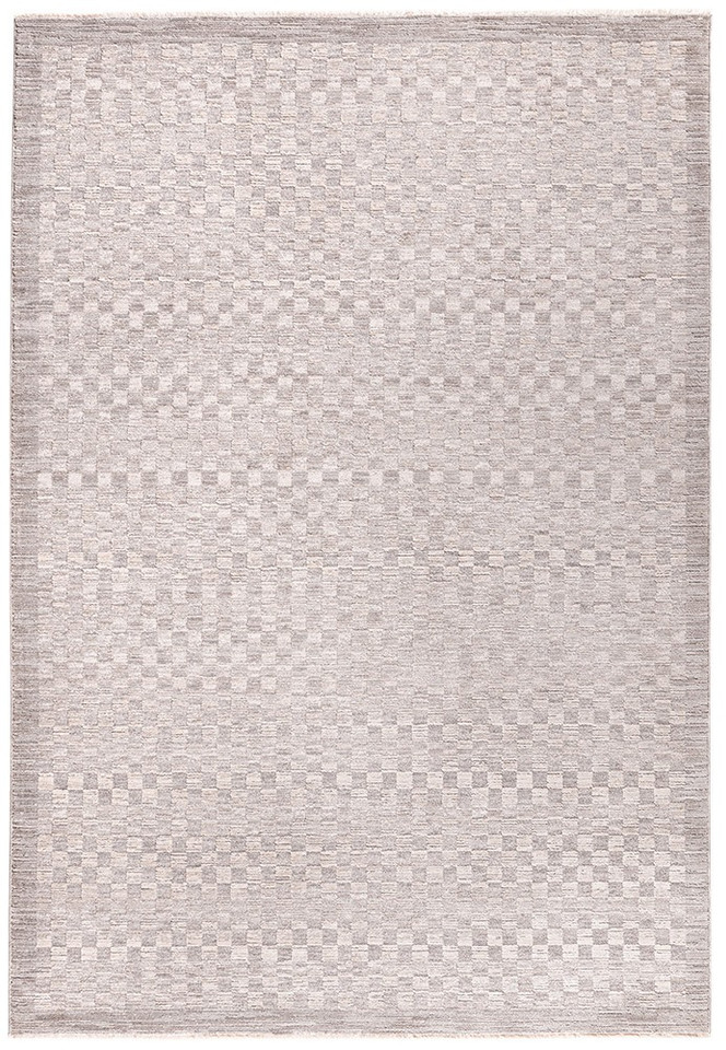 Laurent LA02 Boho Abstract Grey Rug