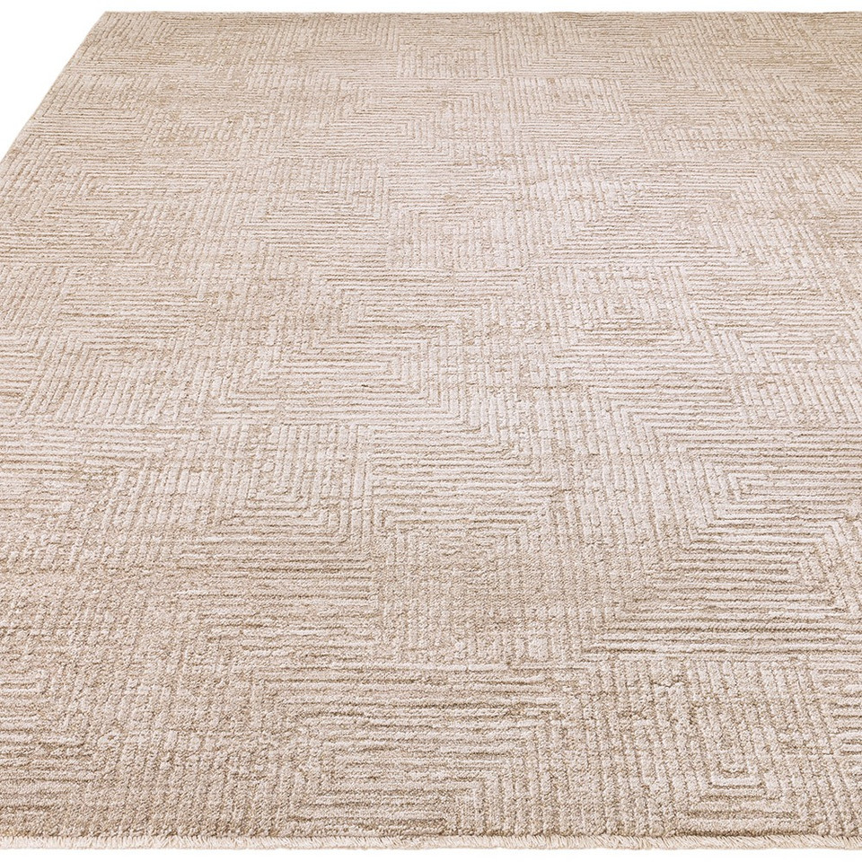 Laurent LA06 Boho Geometric Beige Rug