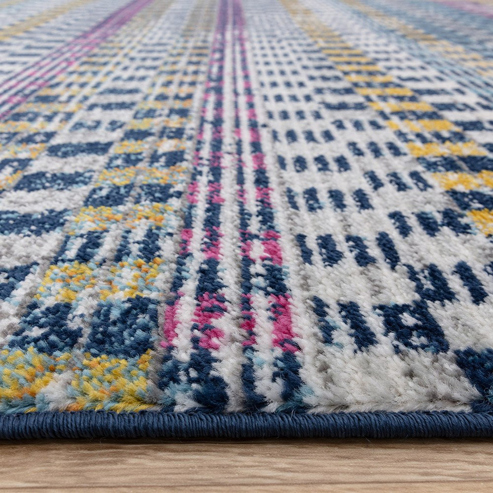 Muse Check Bright MU30 Modern Multi Rug