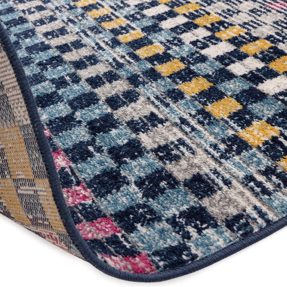 Muse Check Bright MU30 Modern Multi Rug