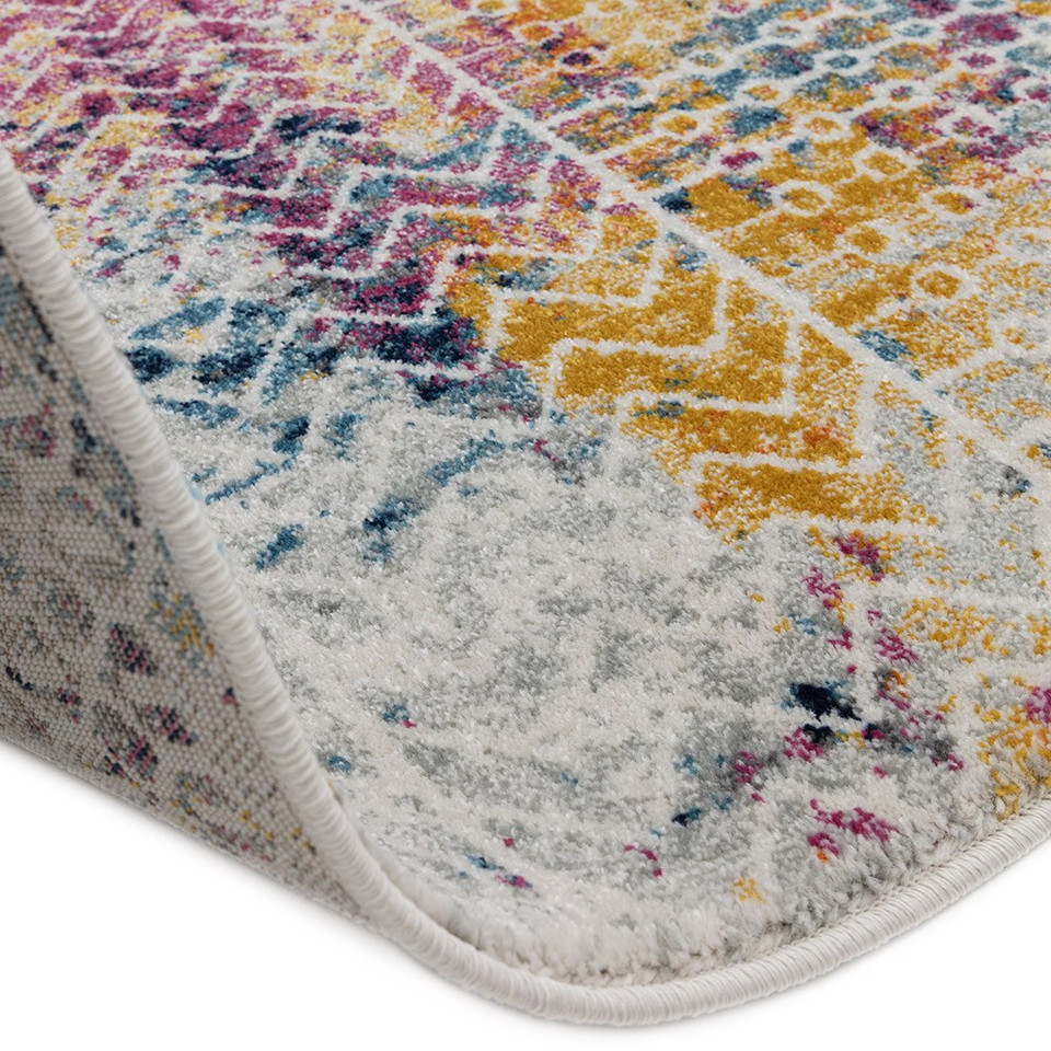 Muse Tribal Bright MU26 Modern Geo Multi Rug