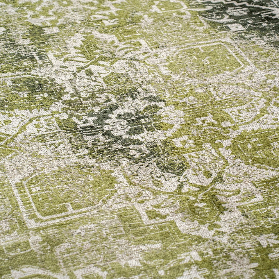 Tabriz Olive Wood 9645 Indoor Outdoor Washable Eco Rug