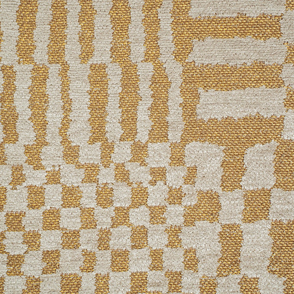 Structures Berber Erg Yellow 9648 Indoor Outdoor Washable Eco Rug