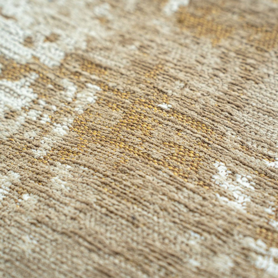 Virgin Land Mercury Beige 9654 Indoor Outdoor Washable Eco Rug