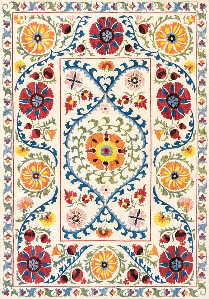 Suzani Origine Multi 9728 Indoor Outdoor Washable Eco Rug