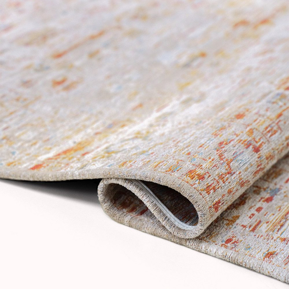 Ushak Galata Sunset Red 9836 Indoor Outdoor Washable Eco Rug