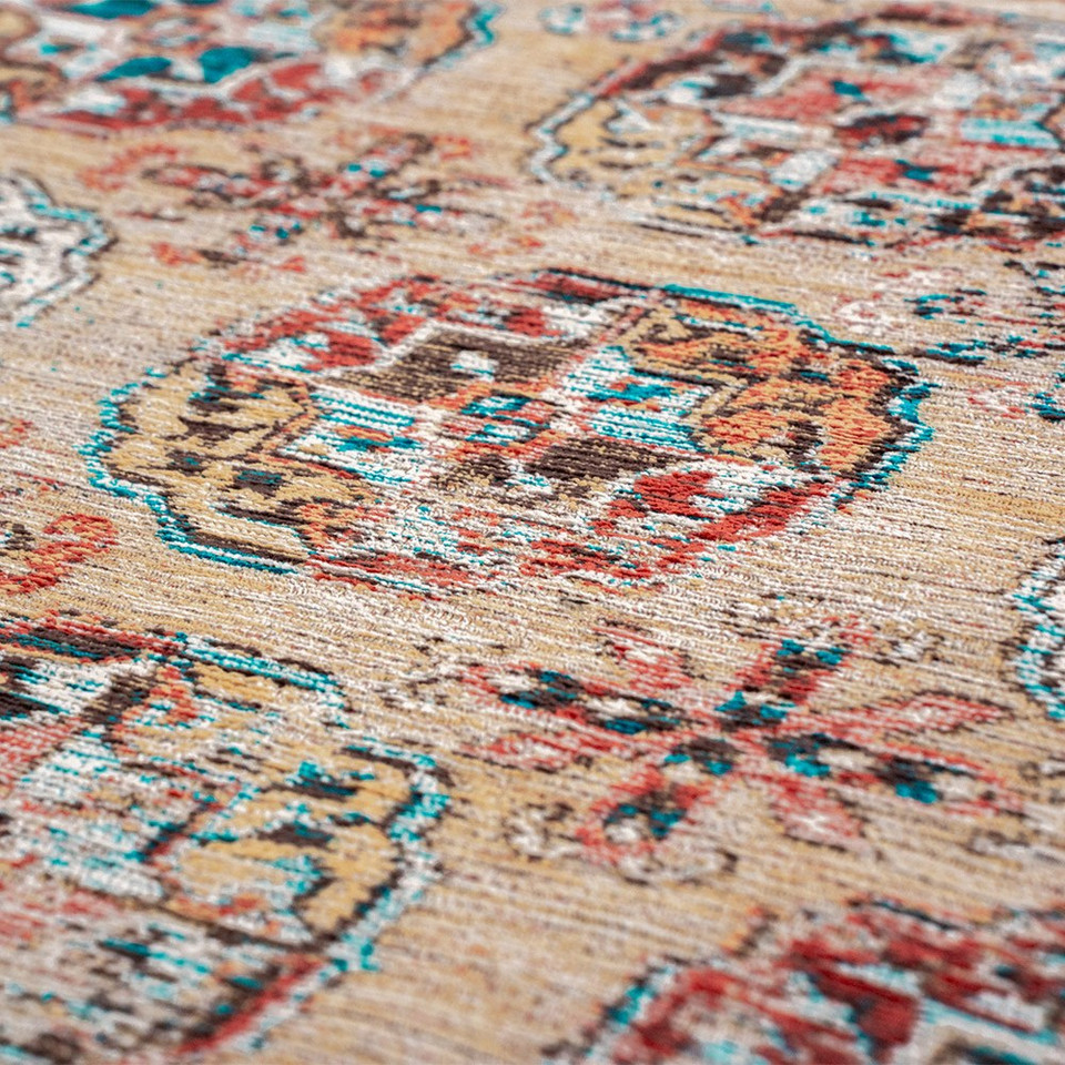 Kasak Djamboul Brown 9840 Indoor Outdoor Washable Eco Rug