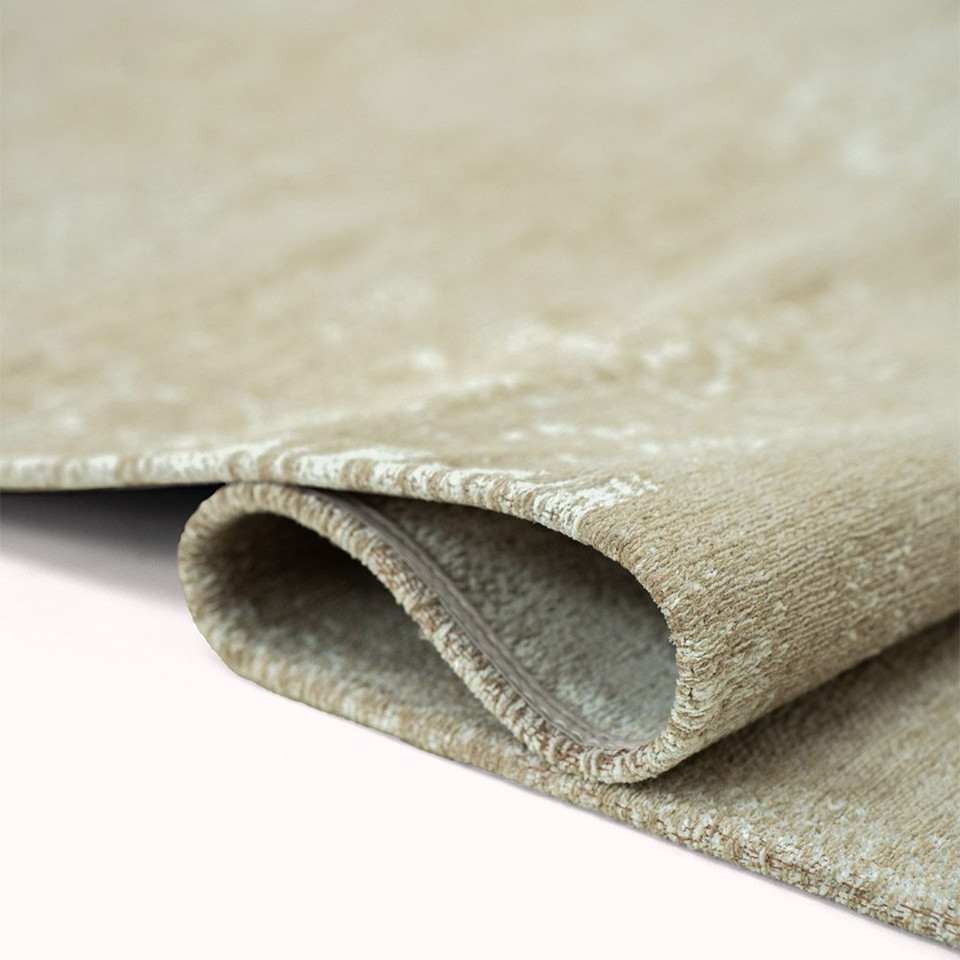 Medallion Milk Curry Brown 9672 Indoor Outdoor Washable Eco Rug