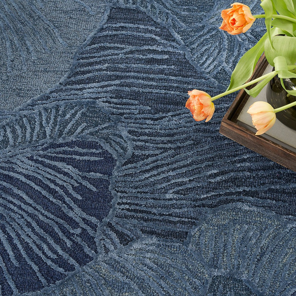 Avra AVR01 Floral Blue Rug