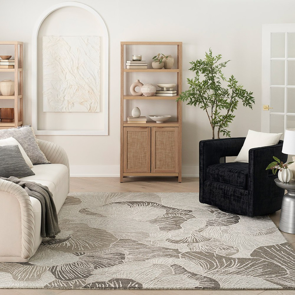 Avra AVR01 Floral Grey Rug