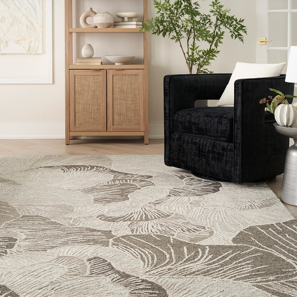 Avra AVR01 Floral Grey Rug