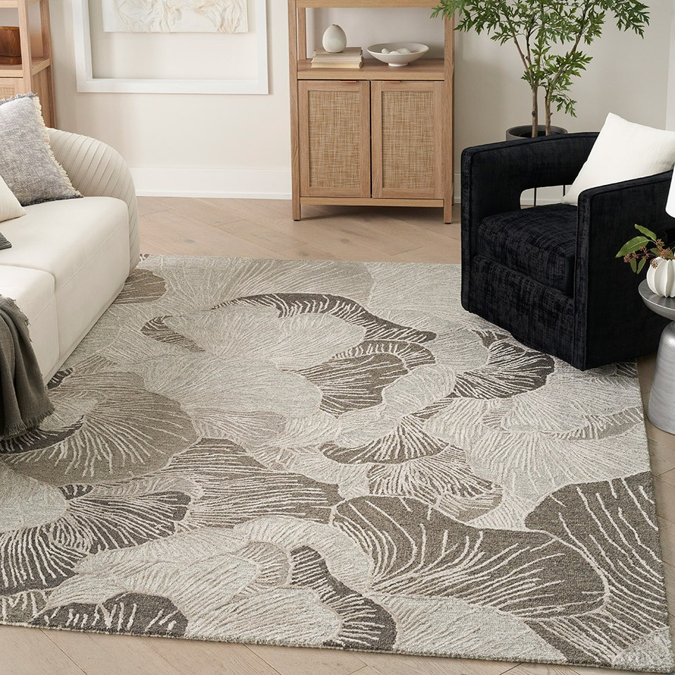Avra AVR01 Floral Grey Rug