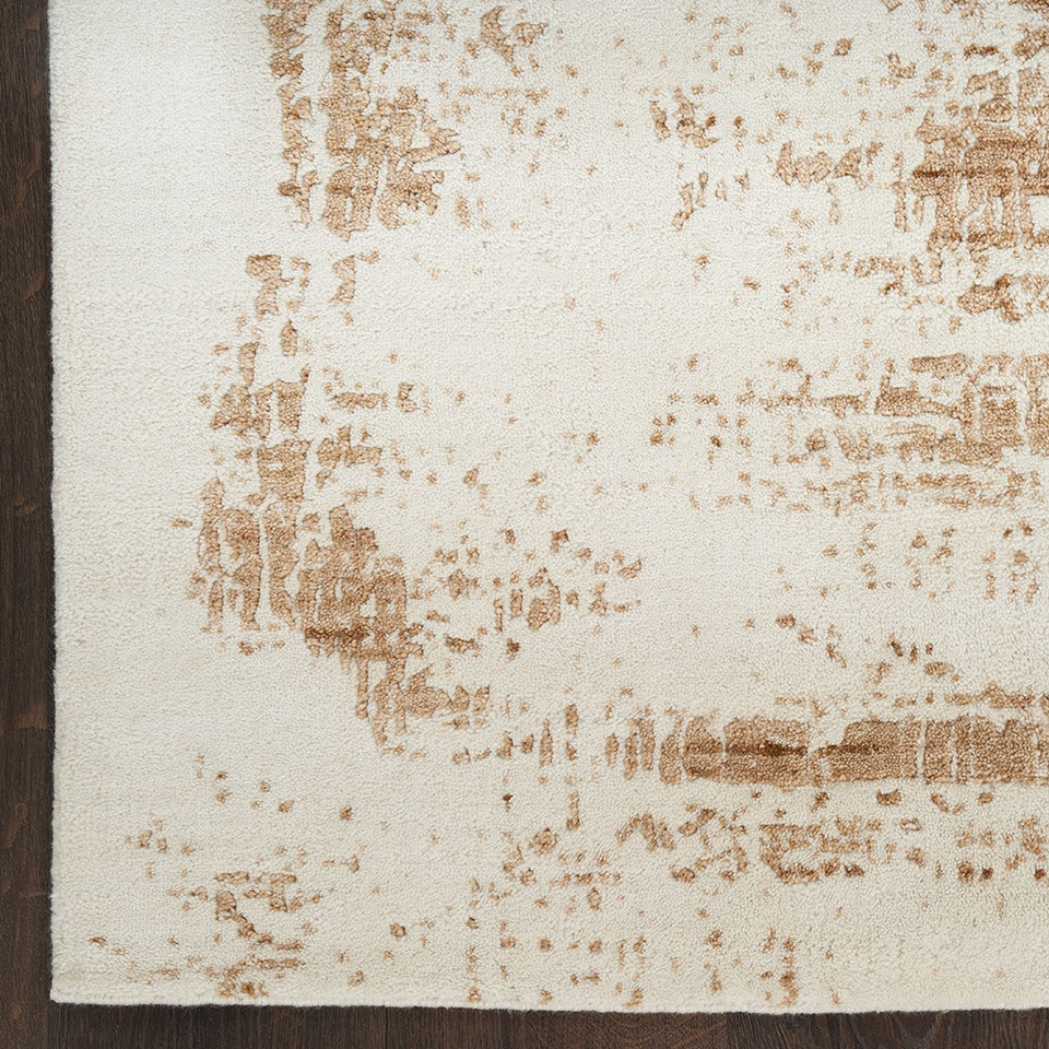 Harmony HAY01 Abstract Ivory Gold Rug