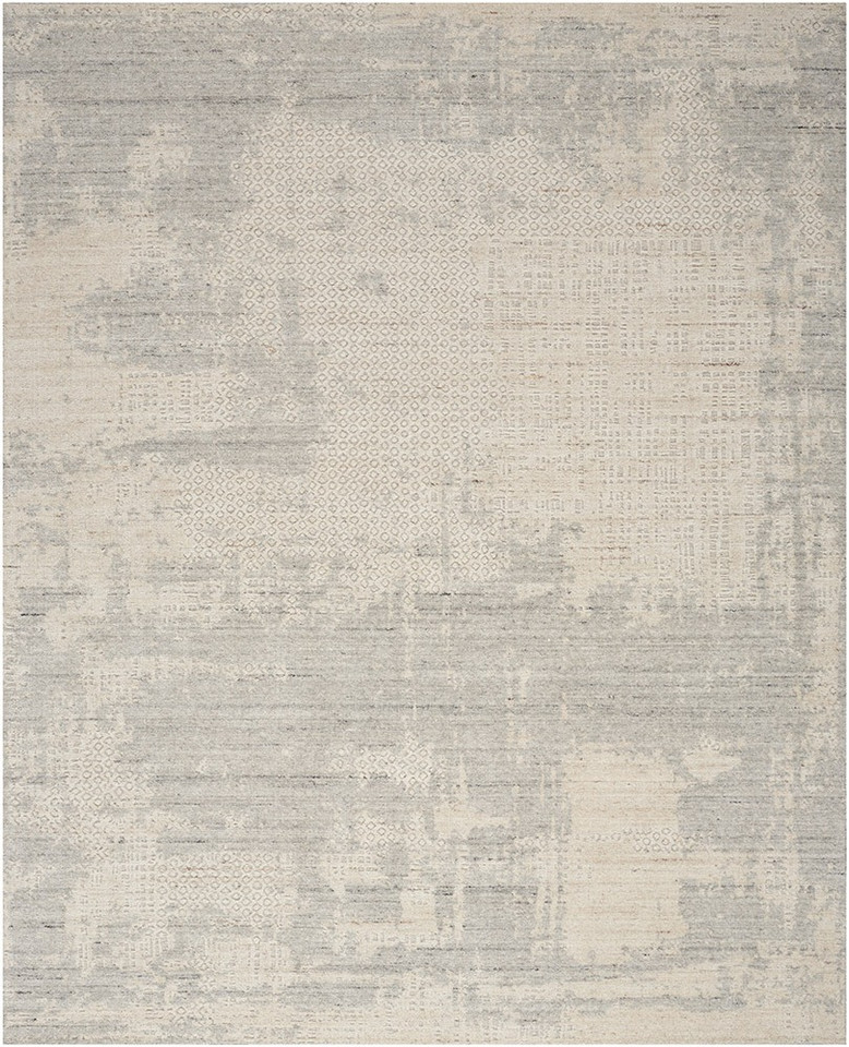 Harmony HAY04 Abstract Ivory Grey Rug