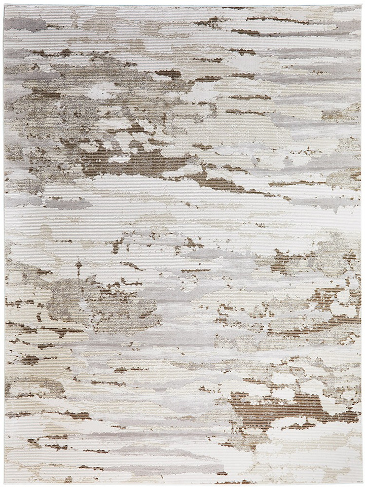 Skyline SK101 Abstract Ivory Beige Rug by Concept Looms