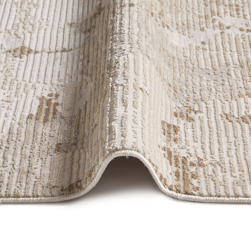 Skyline SK101 Abstract Ivory Beige Rug by Concept Looms