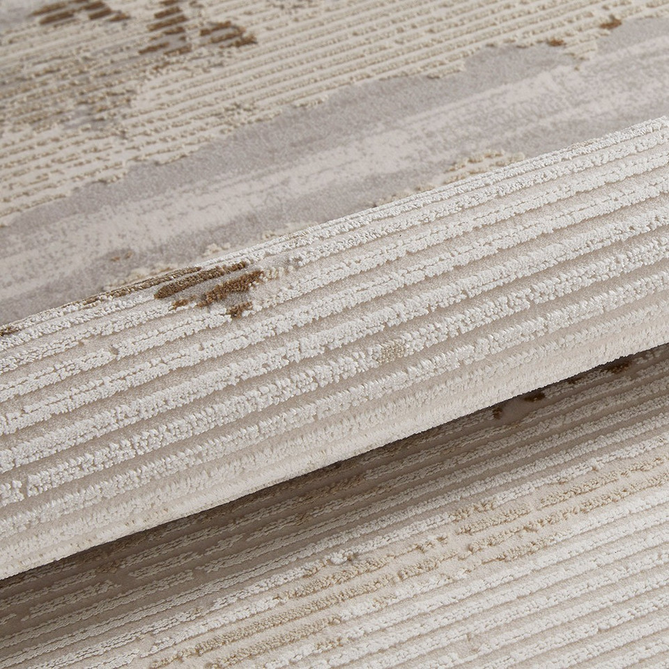Skyline SK101 Abstract Ivory Beige Rug by Concept Looms