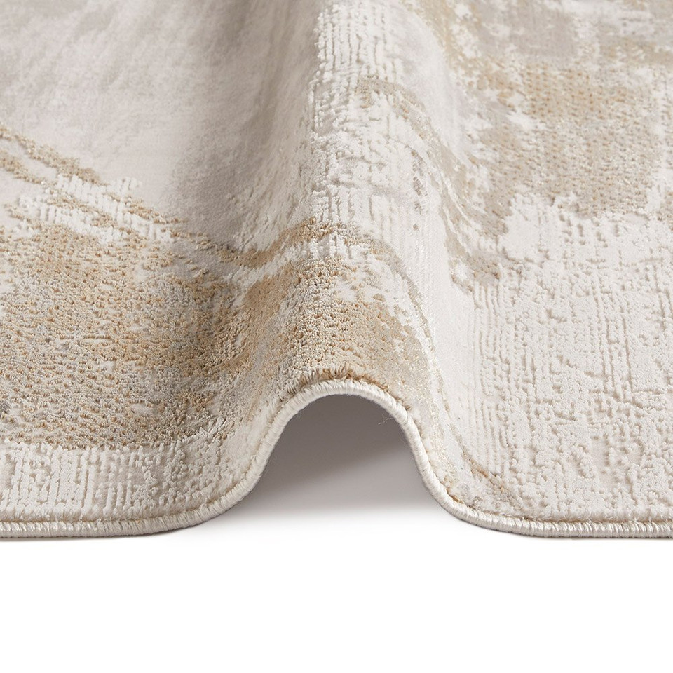 Skyline SK102 Abstract Ivory Grey Rug by Concept Looms