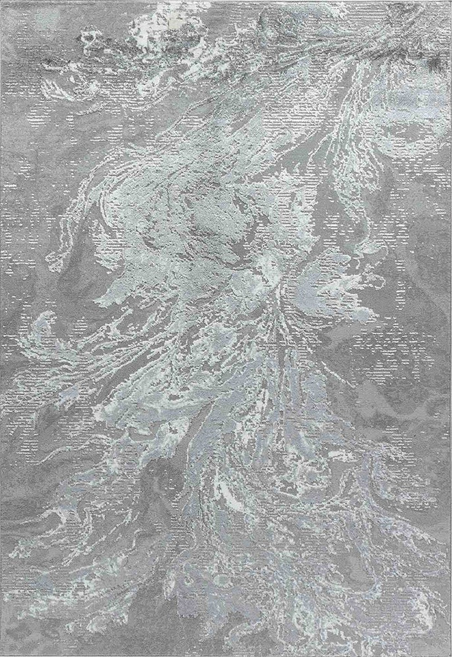 modern abstract water flow grey rug portrait