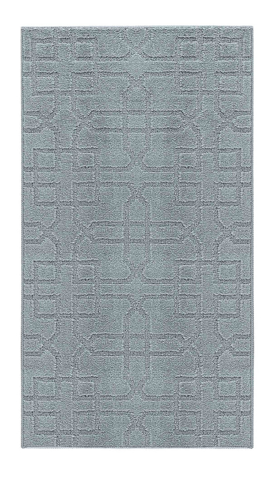 cubed trellis dark grey doormat portrait
