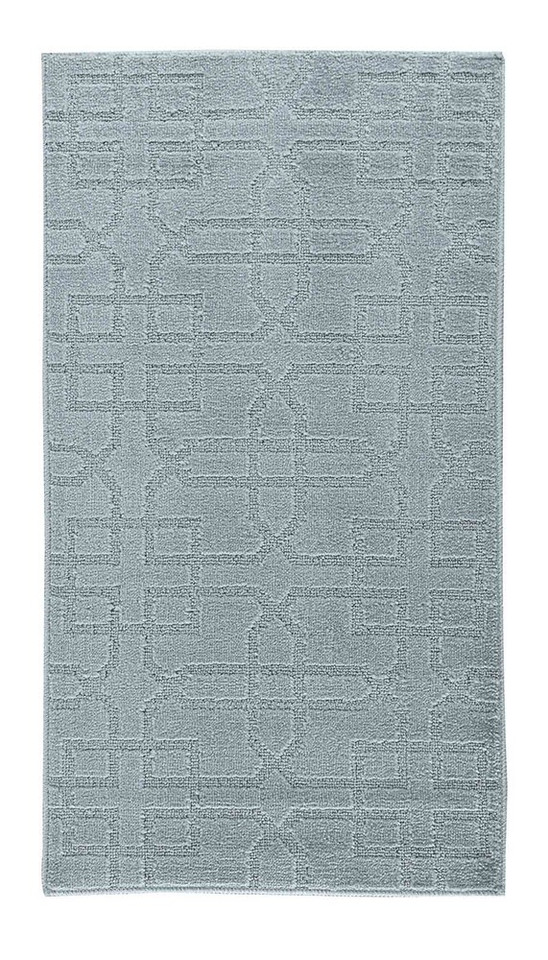 cubed trellis silver doormat portrait