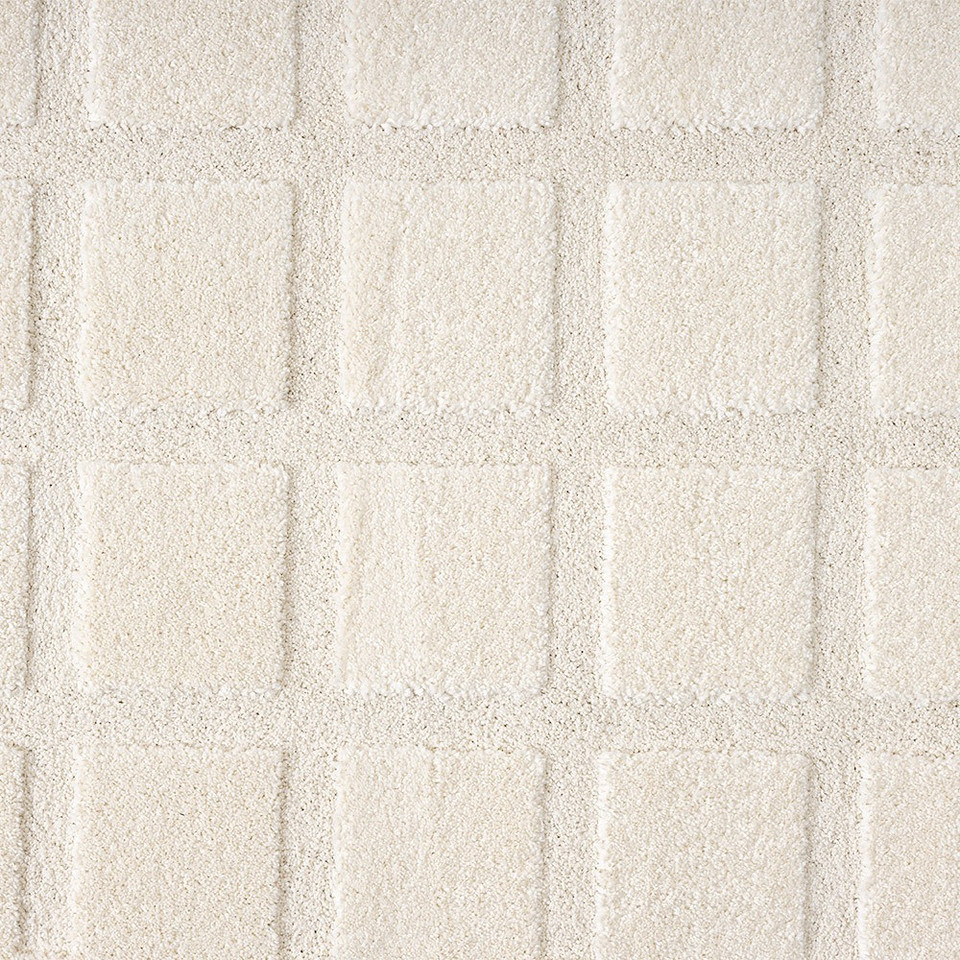 cross cream rug closeup pattern