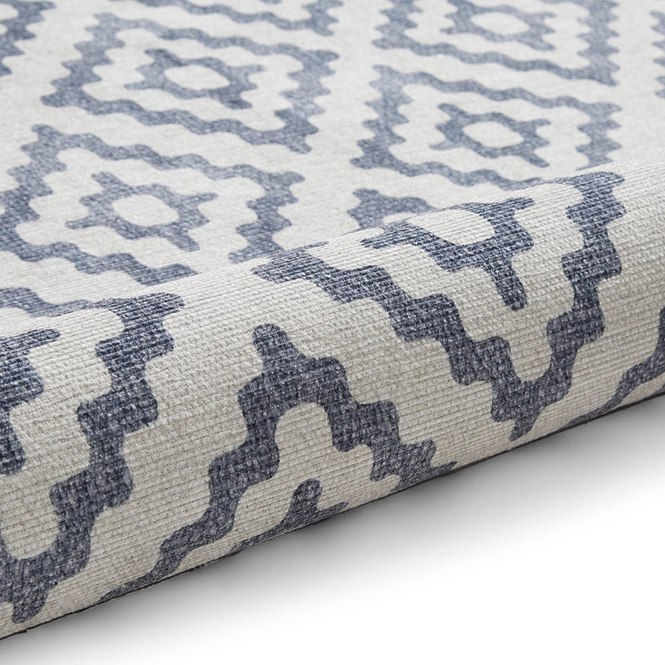 On Sale Coral Blue Modern Diamonds Washable Rug Runner 61x170cm