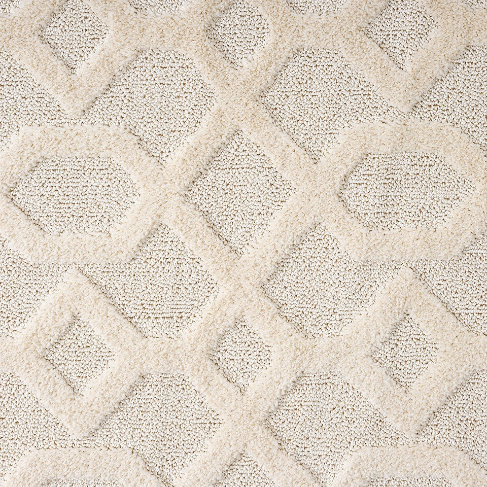 vine cream rug closeup detail
