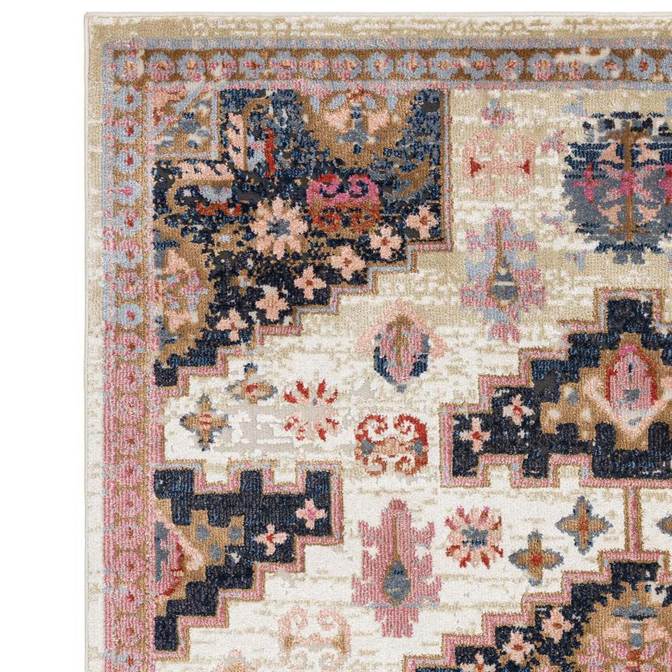 On Sale Zola Aras Rug Faded Persian Geo 155x230cm