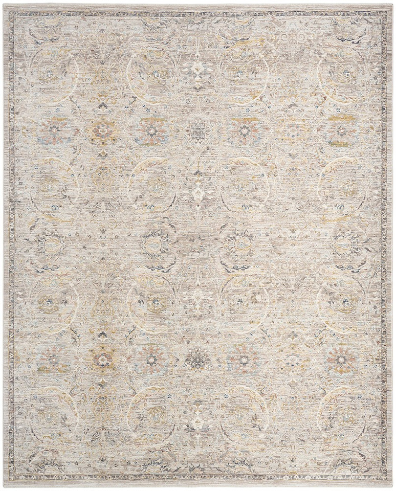 grey traditional rug portrait