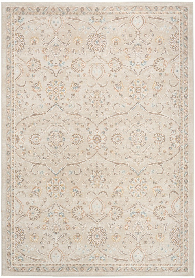 ivory traditional rug portrait