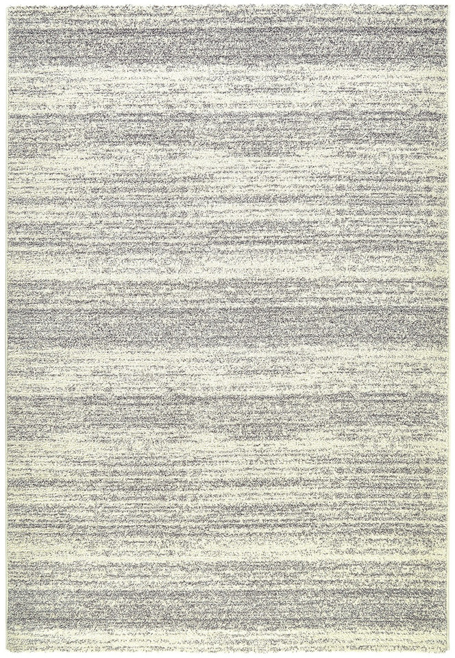 grey striped rug portrait