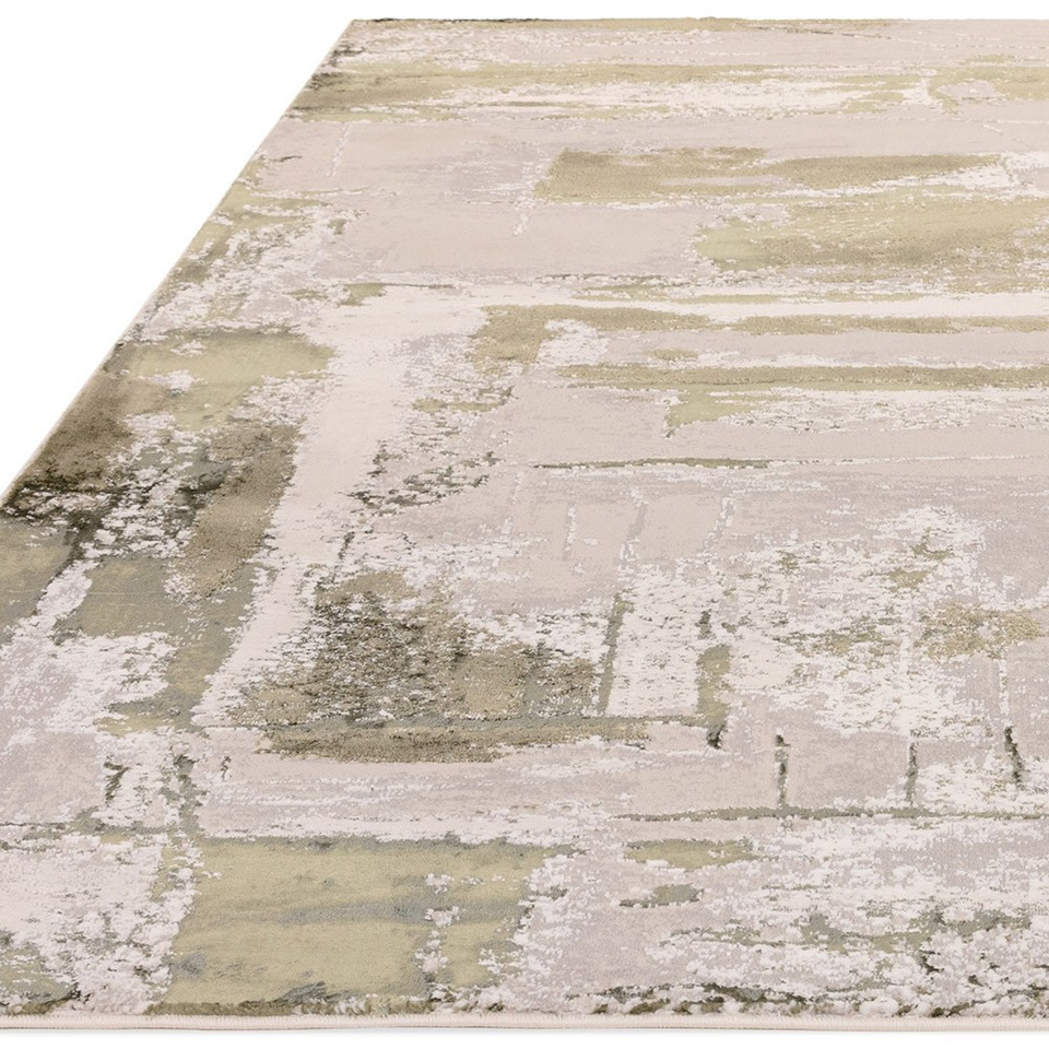 On Sale Stellar ST08 Abstract Green Rug 200x290cm