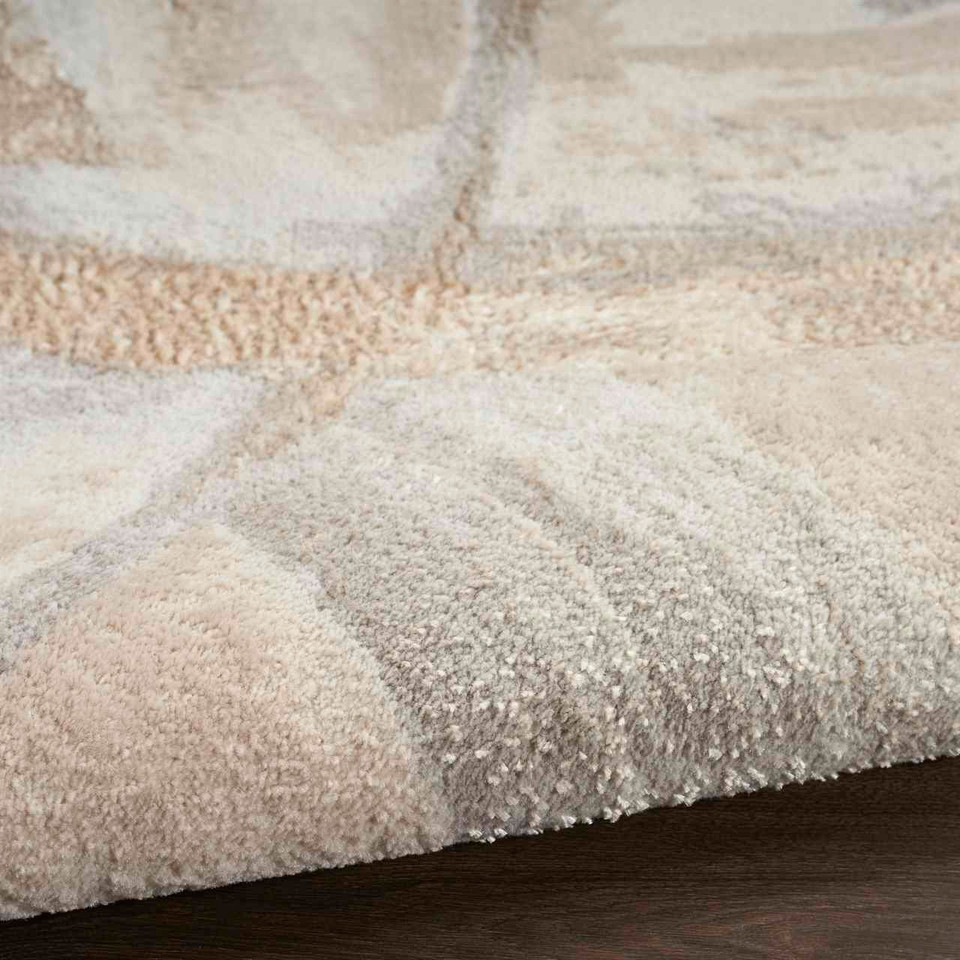 On Sale Brush Strokes Rug 01 Metallic Beige Grey 239x300cm