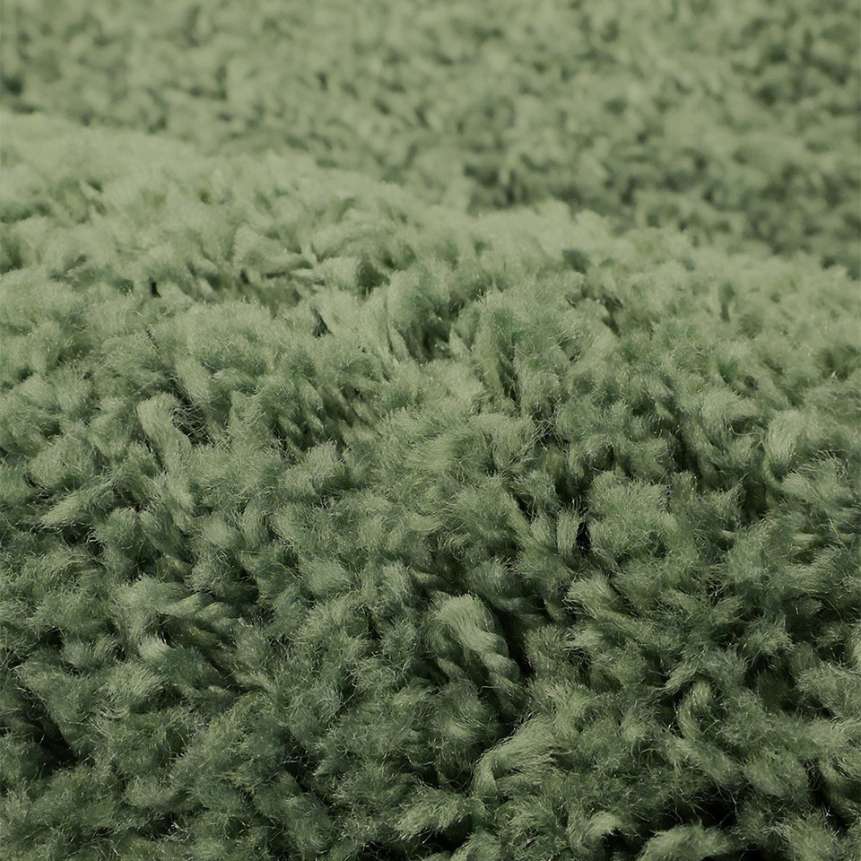 On Sale Jazz Shaggy Rug Sage Green 140x200cm