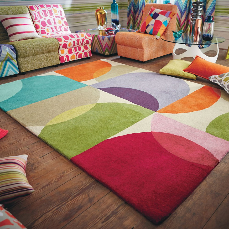 On Sale Scion Wool Rug Kaleido Pop 26000 Multicolour 120x180cm