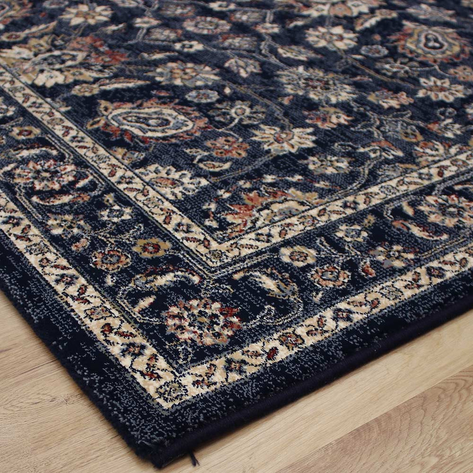 On Sale Da Vinci Rug Blue Gold Rust 570166 3434 240x340cm