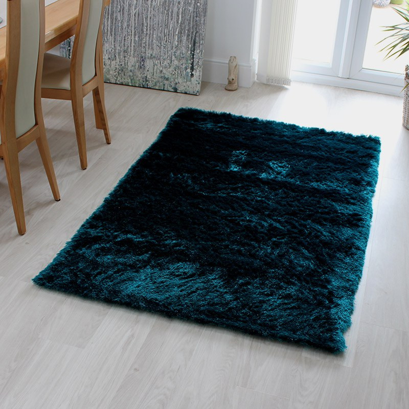 On Sale Whisper Dark Teal Jade Rug 90x150cm